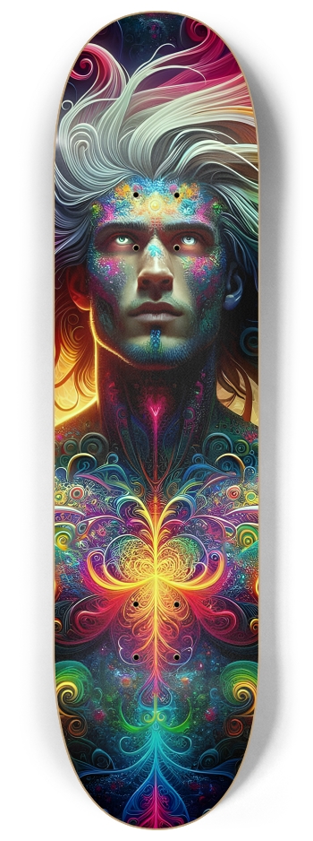 Psychedelic Fractal Native American Man #22 #2