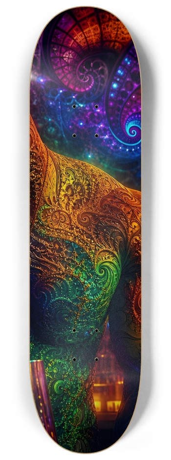 Psychedelic Fractal Dirty Blonde Bartender  #1 #3