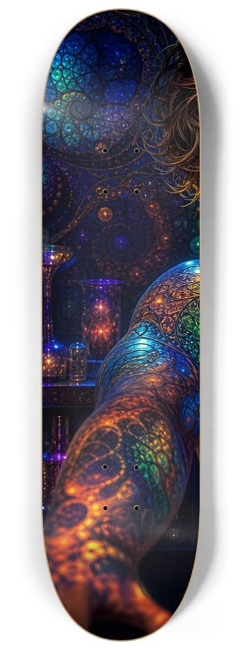 Psychedelic Fractal Dirty Blonde Bartender  #14 #1