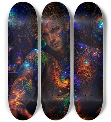 Psychedelic Fractal Dirty Blonde Bartender #14