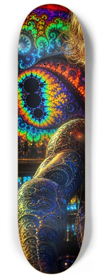 Psychedelic Fractal Dirty Blonde Bartender  #5 #1