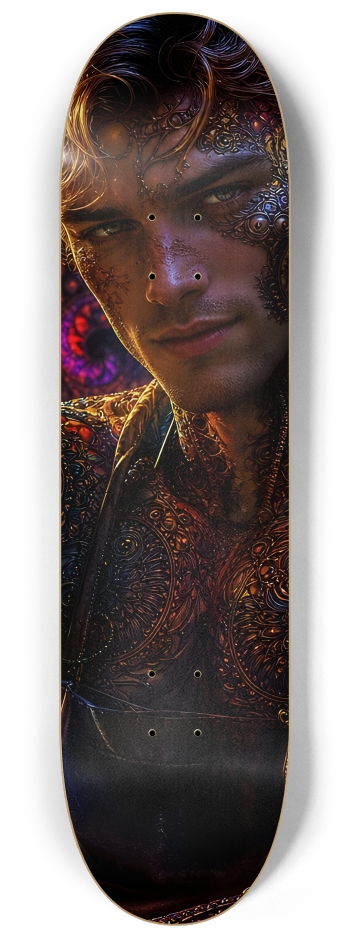 Psychedelic Fractal Dirty Blonde Bartender #5 #2 8-1/4 Skateboard Deck