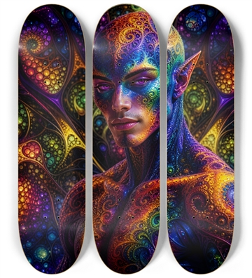 Psychedelic Fractal Alien #16