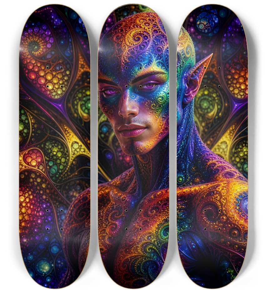 Psychedelic Fractal Alien #16