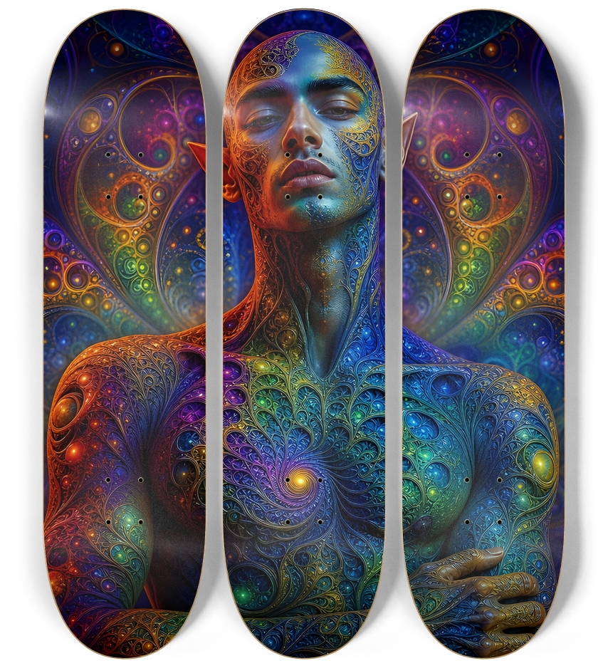 Psychedelic Fractal Alien #18