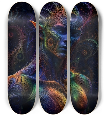 Psychedelic Fractal Alien #22