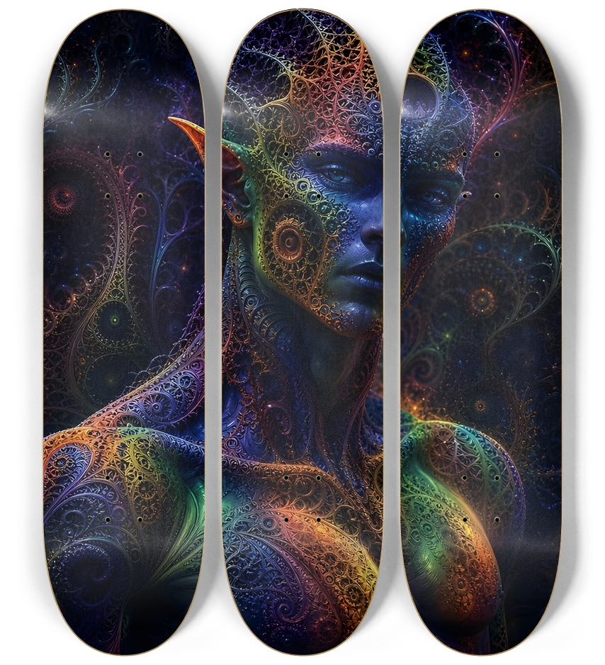 Psychedelic Fractal Alien #22