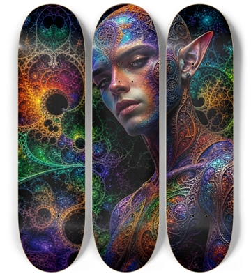 Psychedelic Fractal Alien #28