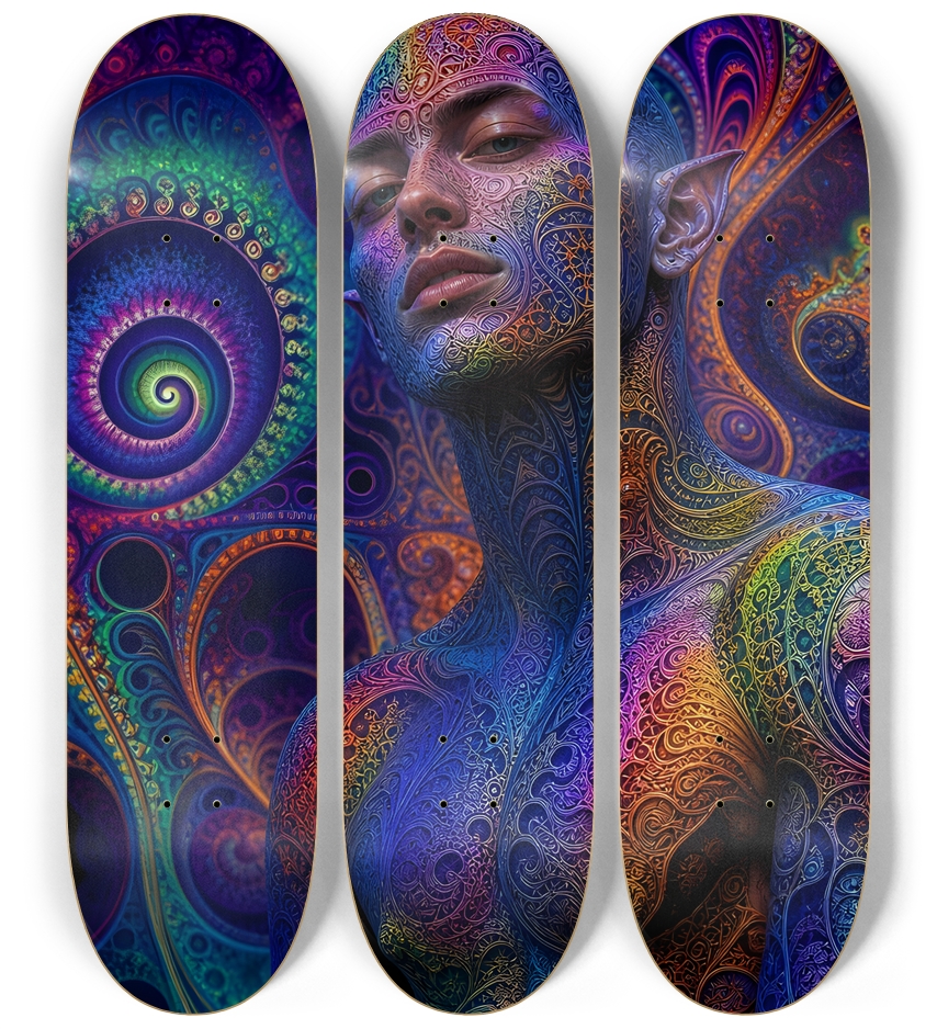 Psychedelic Fractal Alien #30
