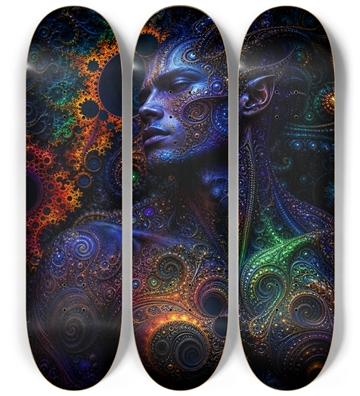 Psychedelic Fractal Alien #7