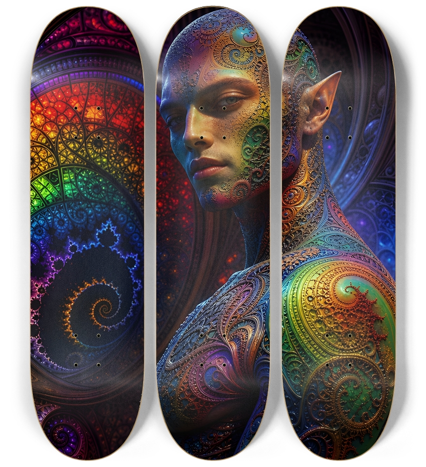 Psychedelic Fractal Alien #21