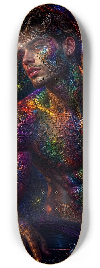 Psychedelic Fractal Dirty Blonde Bartender  #27 #2