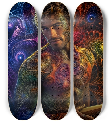 Psychedelic Fractal Dirty Blonde Bartender #31