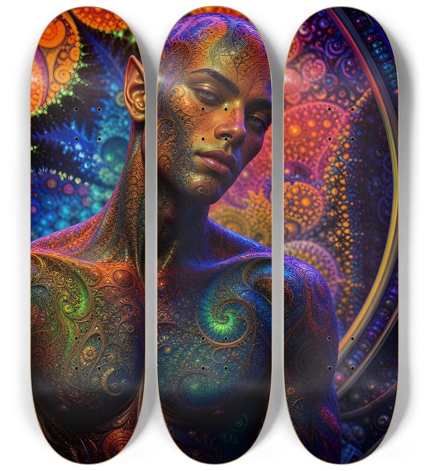 Psychedelic Fractal Alien #13