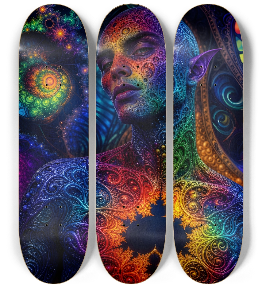 Psychedelic Fractal Alien #38