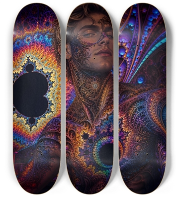 Psychedelic Fractal Dirty Blonde Bartender #26