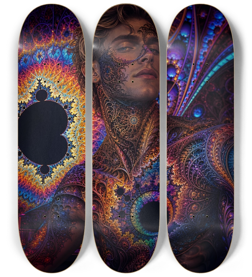 Psychedelic Fractal Dirty Blonde Bartender #26