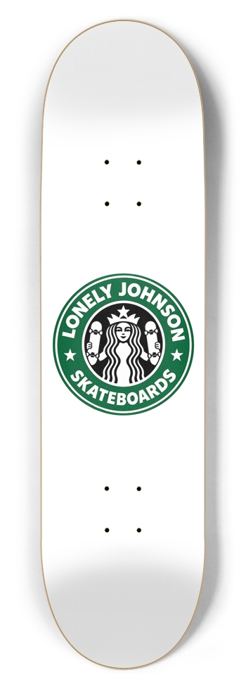 Lonely Johnson Mermaid Deck 8.5 Inch 8-1/2 Skateboard Deck