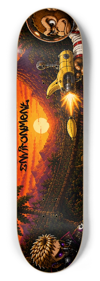 Sunset Environment 8-1/2 Skateboard Deck