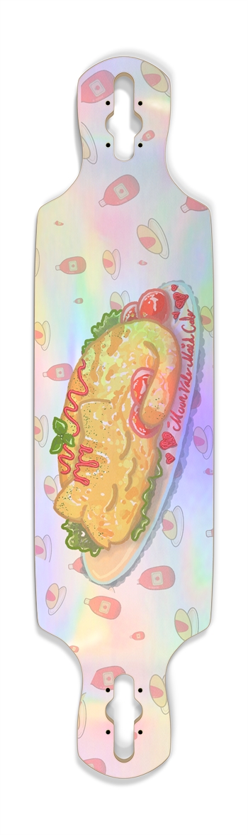 Omelett cat longboard