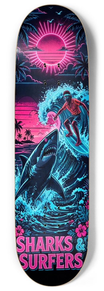 Sharks and Surfers XL