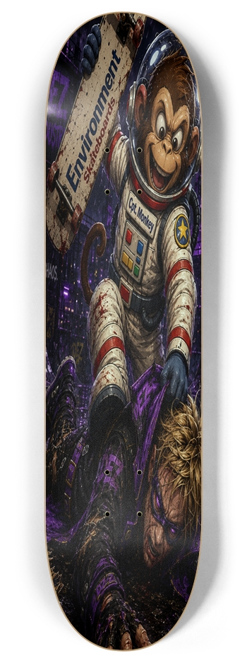 Monkey Hero 8 Inch Skateboard Deck