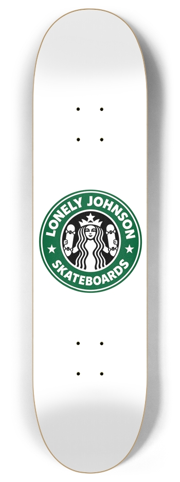 Lonely Johnson Mermaid Deck 8.0 Inch 8 Inch Skateboard Deck