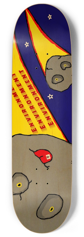 The 9 Inch Environment 9 Inch Skateboard