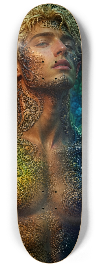 Psychedelic Fractal Blonde Elf #5 #2