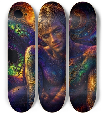 Psychedelic Fractal Blonde Elf #6