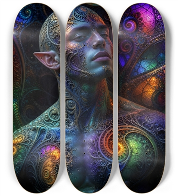 Psychedelic Fractal Alien #43