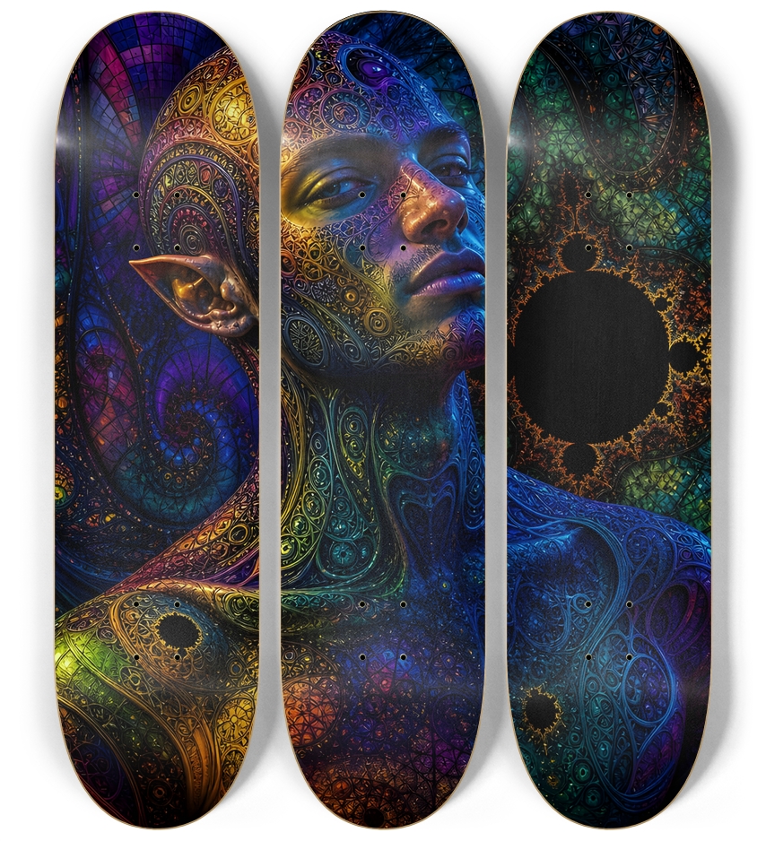 Psychedelic Fractal Alien #41