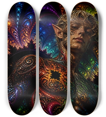 Psychedelic Fractal Blonde Elf #8