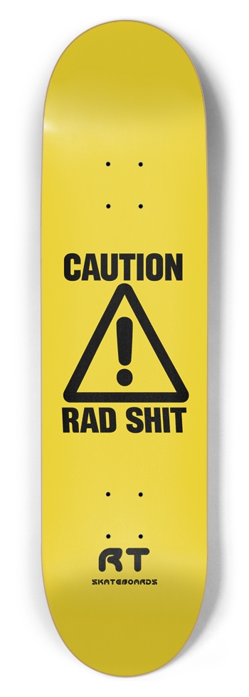 Caution OG 8-1/2 Skateboard Deck