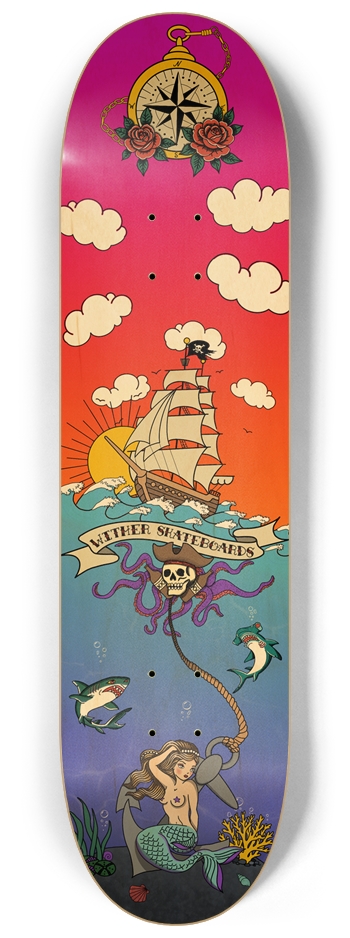 Natural Draft 8-1/4 Skateboard Deck