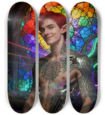 Psychedelic Fractal Redhead Elf #4