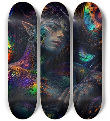 Psychedelic Fractal Brunette Elf #20