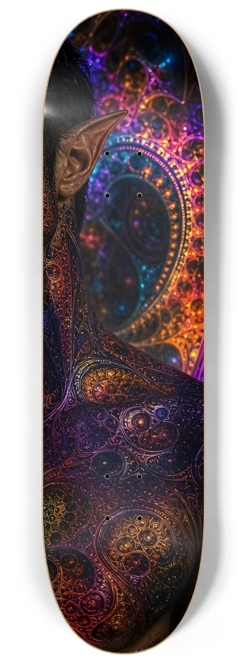 Psychedelic Fractal Brunette Elf #30 #3
