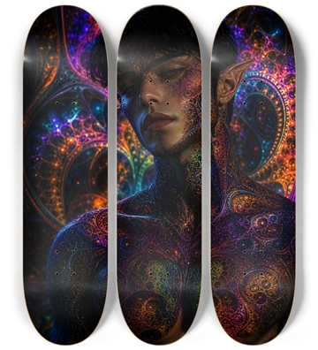 Psychedelic Fractal Brunette Elf #30