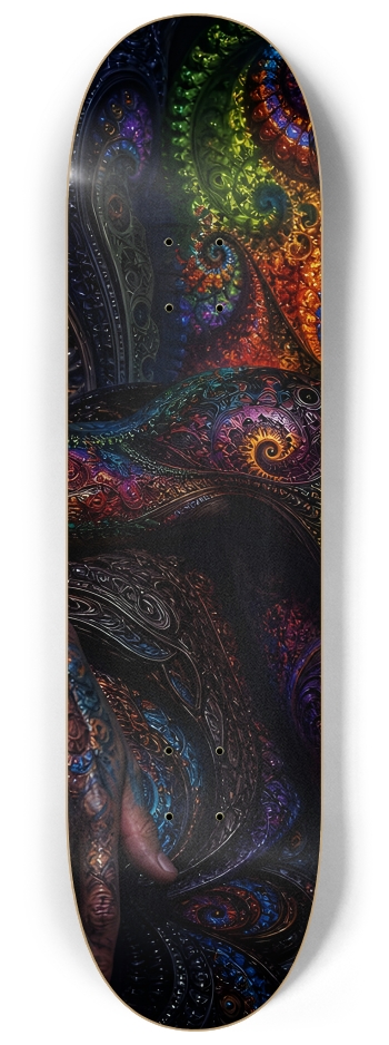 Psychedelic Fractal Brunette Elf #25 #1