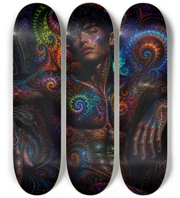 Psychedelic Fractal Brunette Elf #25
