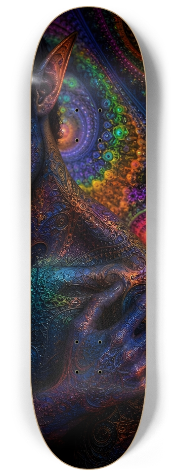 Psychedelic Fractal Brunette Elf #29 #3