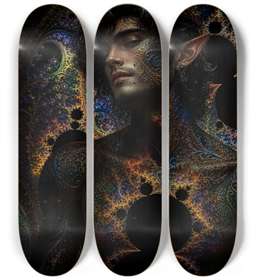 Psychedelic Fractal Brunette Elf #5