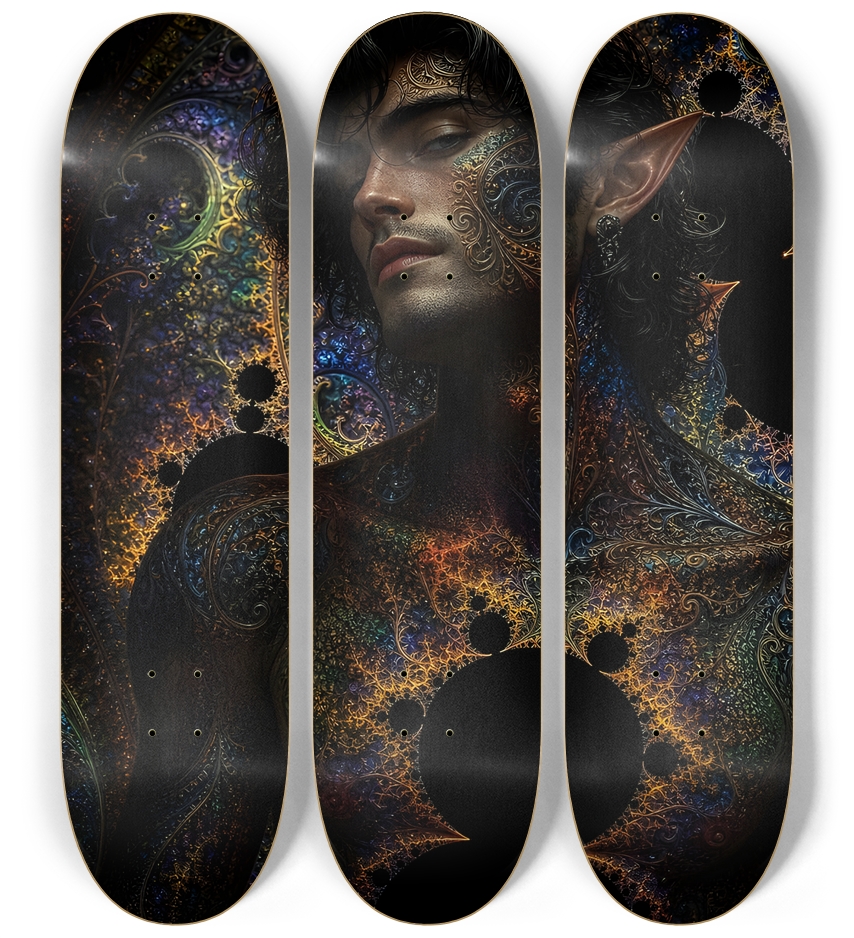 Psychedelic Fractal Brunette Elf #5
