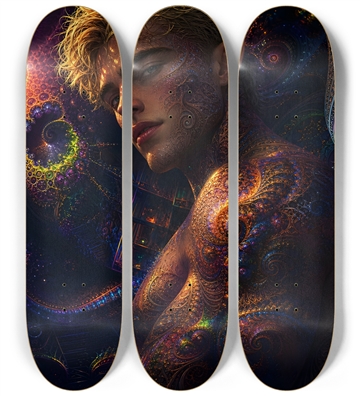Psychedelic Fractal Blonde Elf #30
