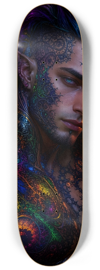 Psychedelic Fractal Brunette Elf #32 #2