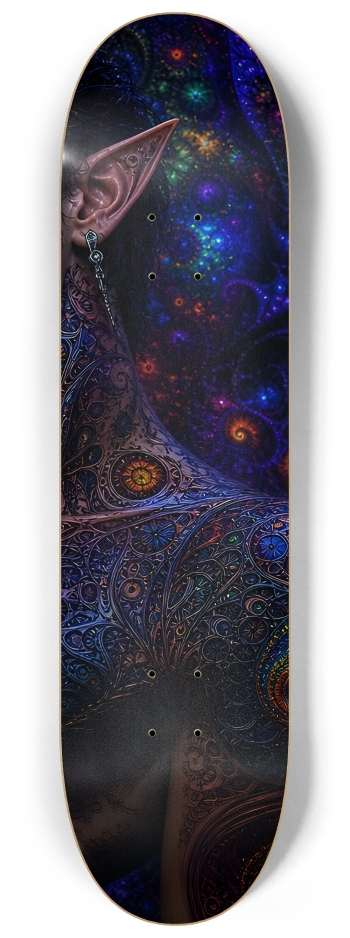 Psychedelic Fractal Brunette Elf #18 #3