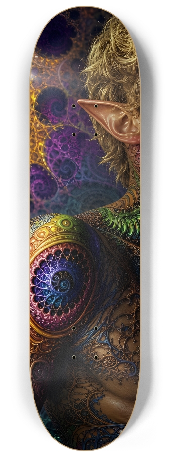Psychedelic Fractal Blonde Elf #12 #2