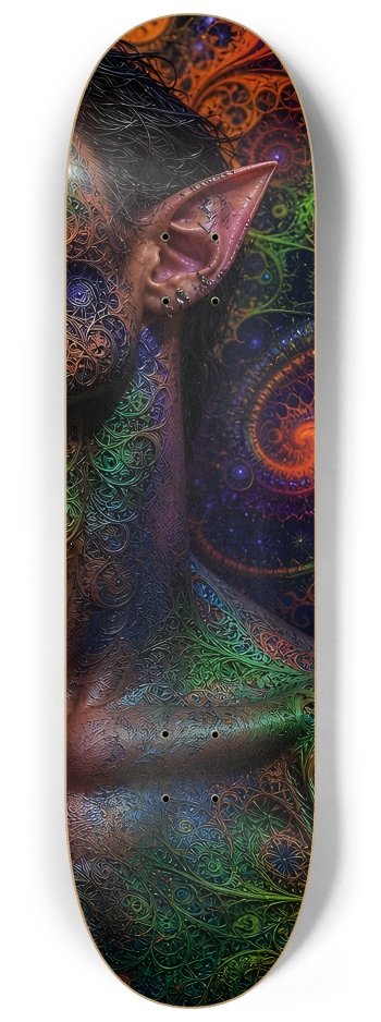 Psychedelic Fractal Brunette Elf #12 #3