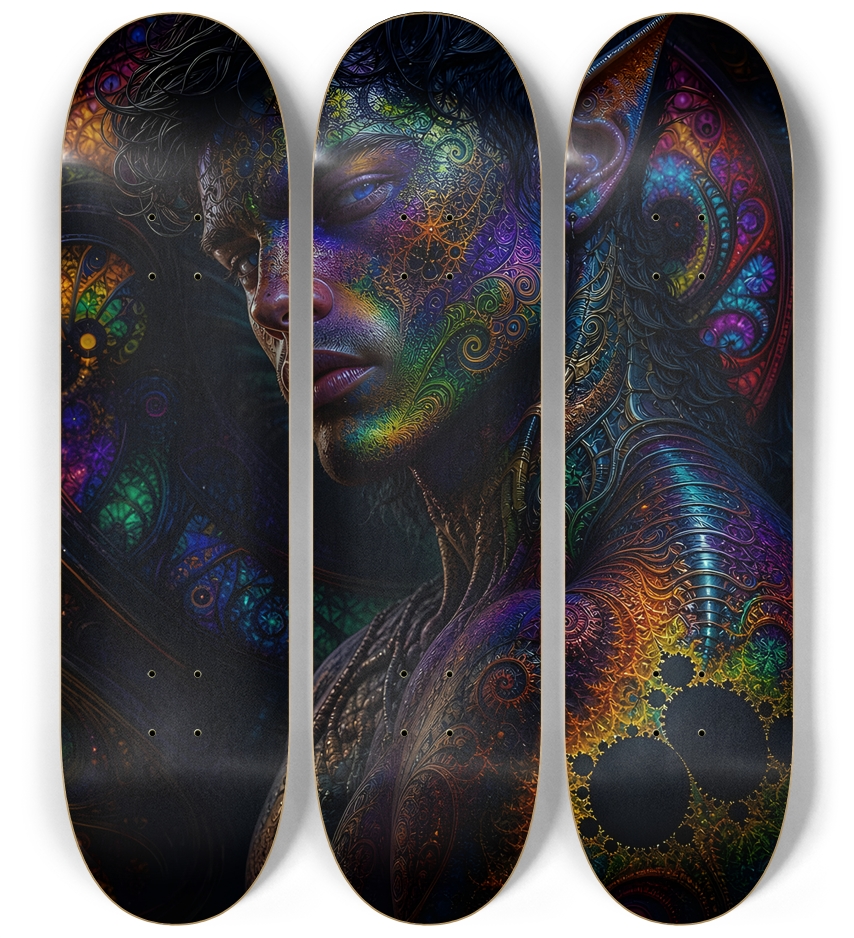 Psychedelic Fractal Brunette Elf #21